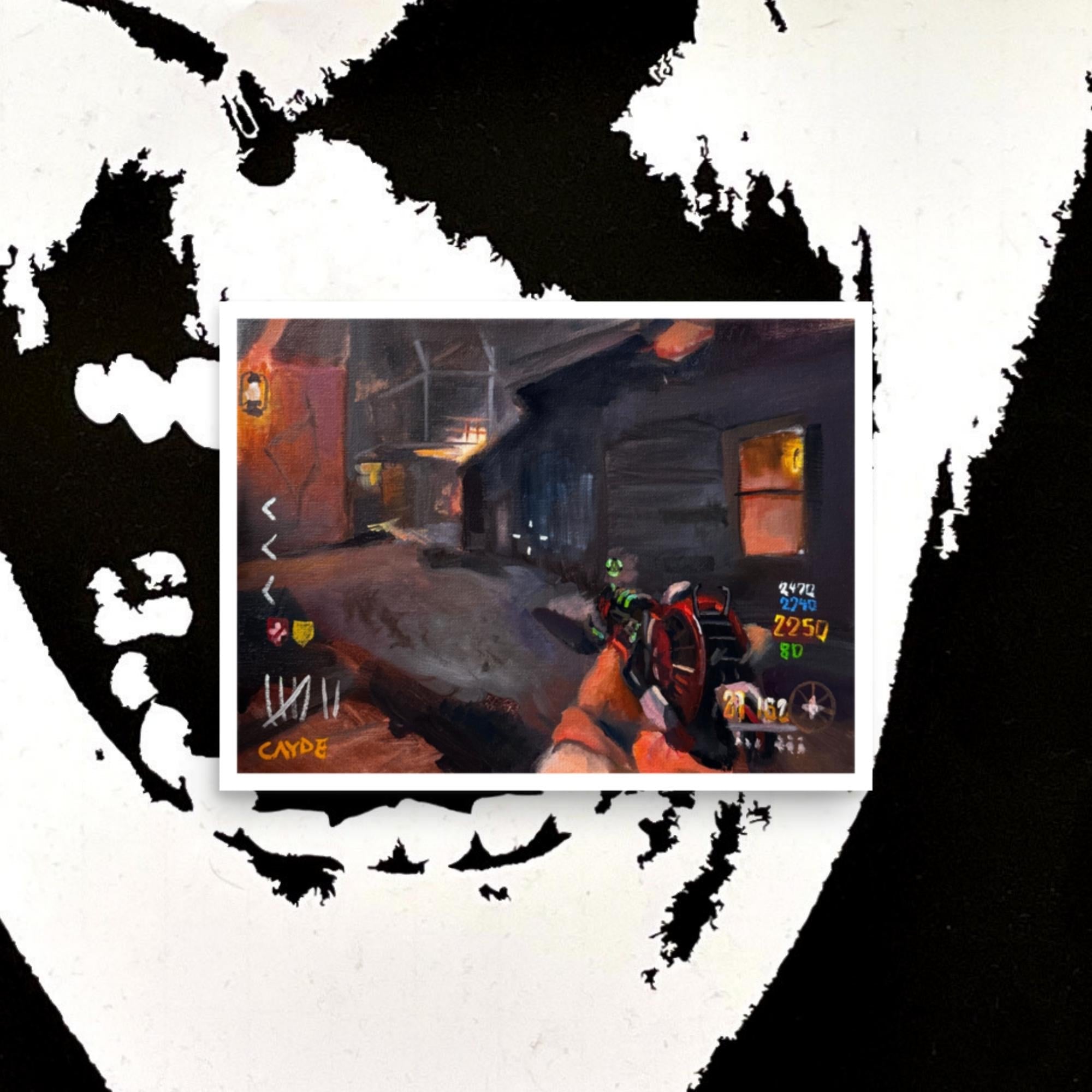 Bo2 Buried Ray Gun Poster Print