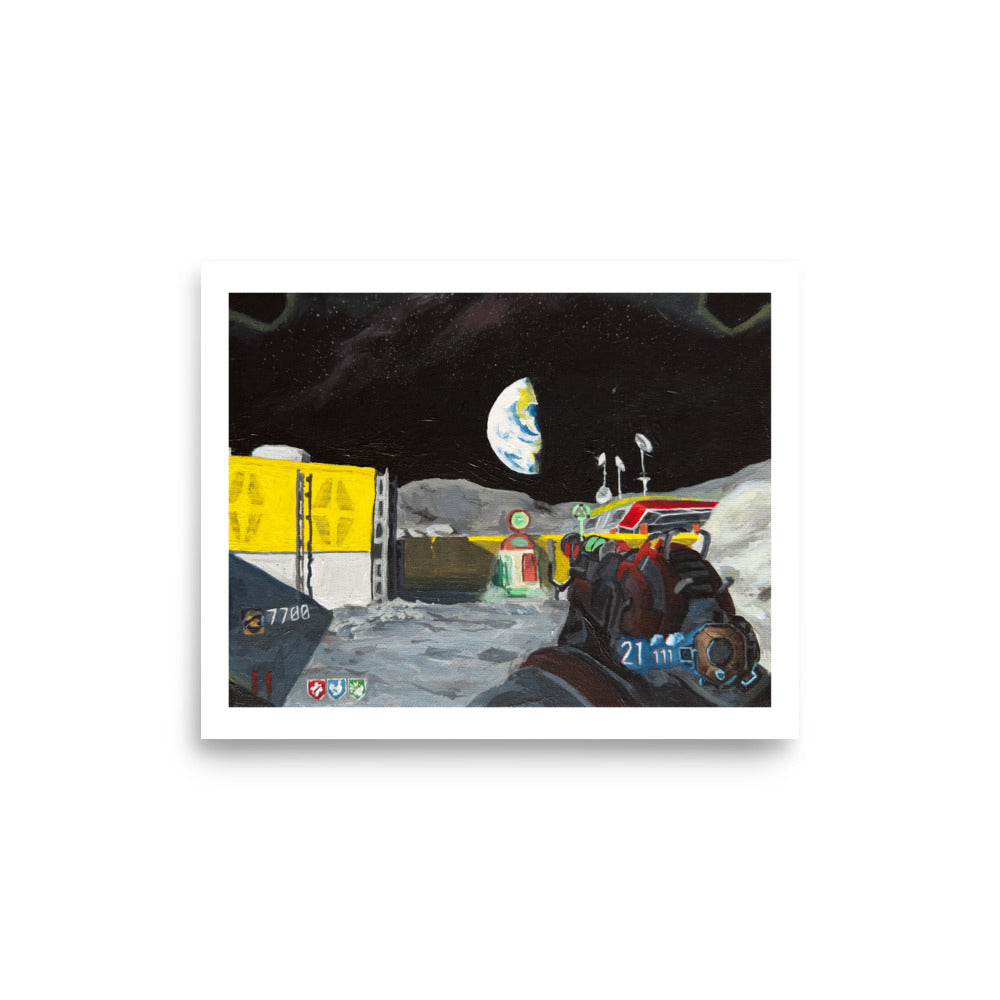Raygun MK 2 on Moon (BO3) - Poster Print