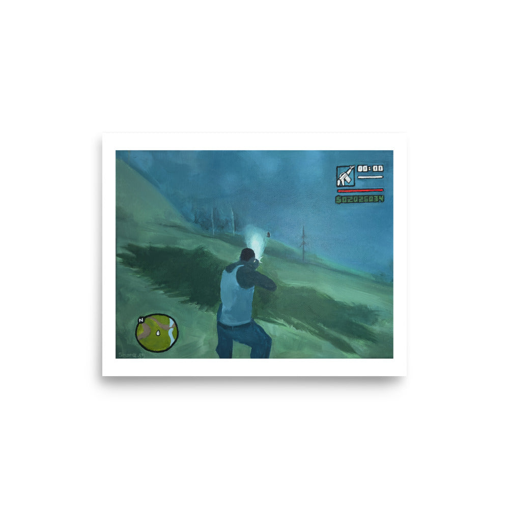 Bigfoot Confirmed (San Andreas) - Poster Print